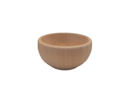 Kommetje, hout, 5,5cm