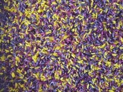 Met de speelrijst roze paars geel kun je iedere keer opnieuw weer heel leuk spelen.