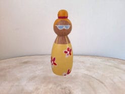 De vakantiegangers vrouw krijgt al een lekker klleurtje